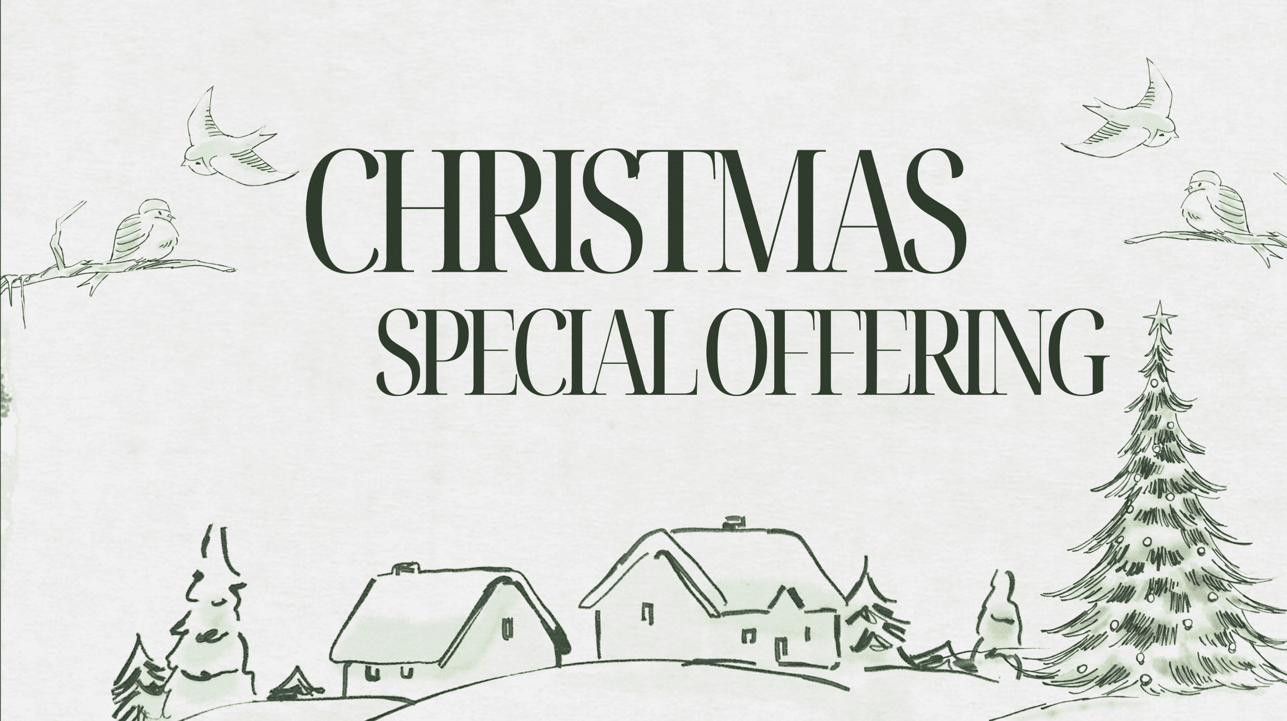 Featured image for “Christmas Special Offering”